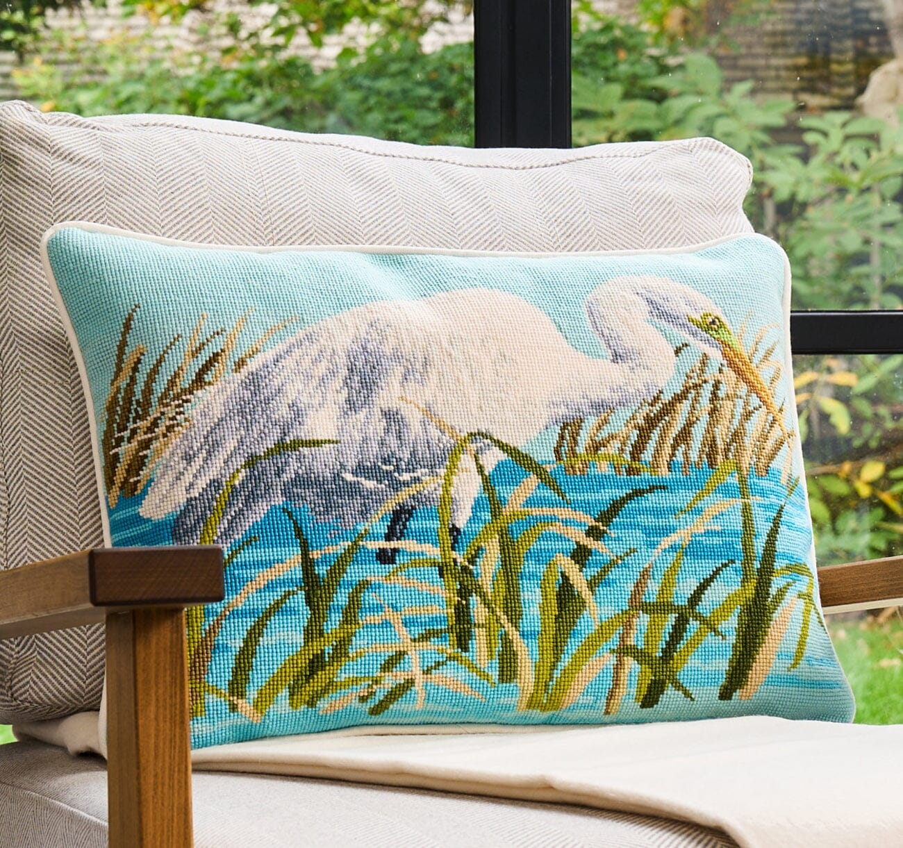 The Great Egret Needlepoint Kit