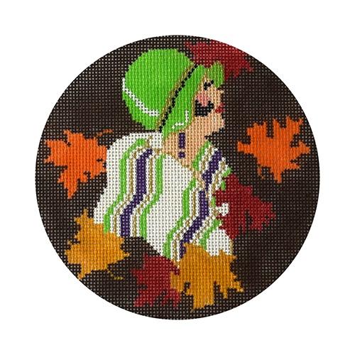 Art Deco Fall Leaves