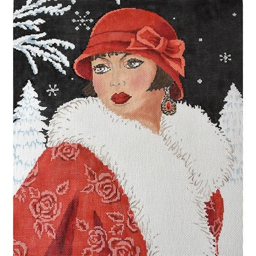 Art Deco Lady Winter