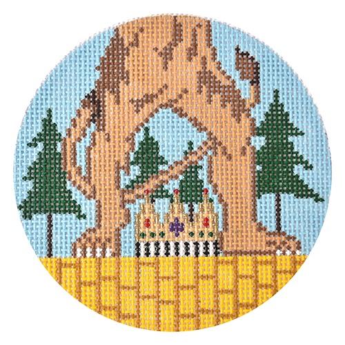 Cowardly Lion - Yellow Brick Road Round