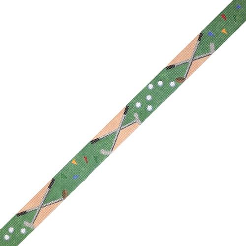 Crossed Clubs, Golf Balls, and Tees Belt