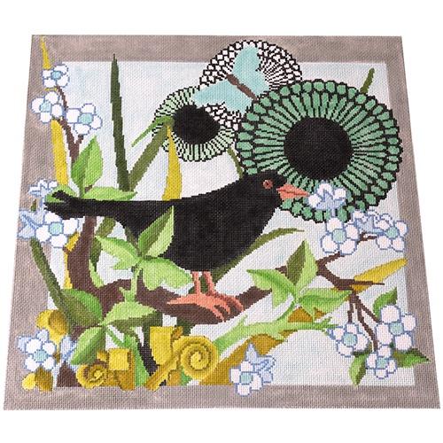 Crow and Flower