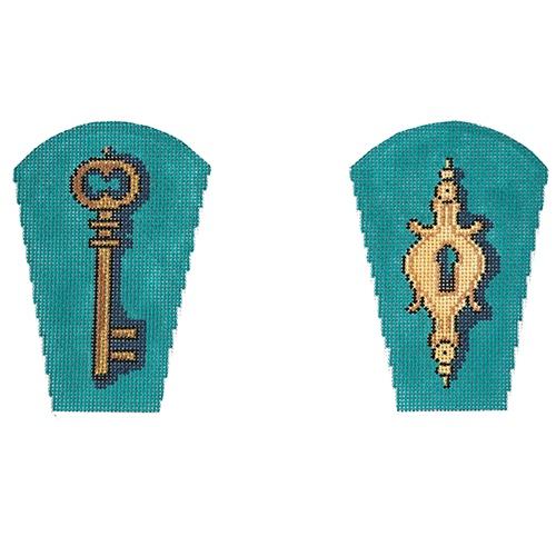 Keys on Teal Scissors Case