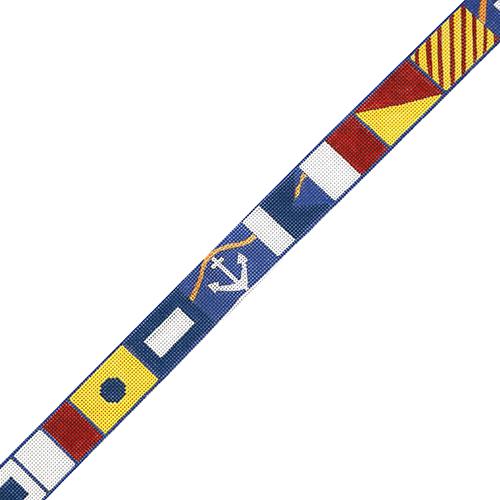 Nautical Flag Alphabet Belt on 18