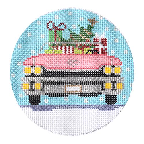 Pink Caddy Christmas