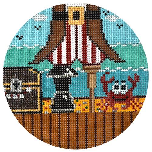 Pirate Foot and Peg Ornament
