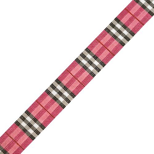 Preppie Plaid Belt - Pink