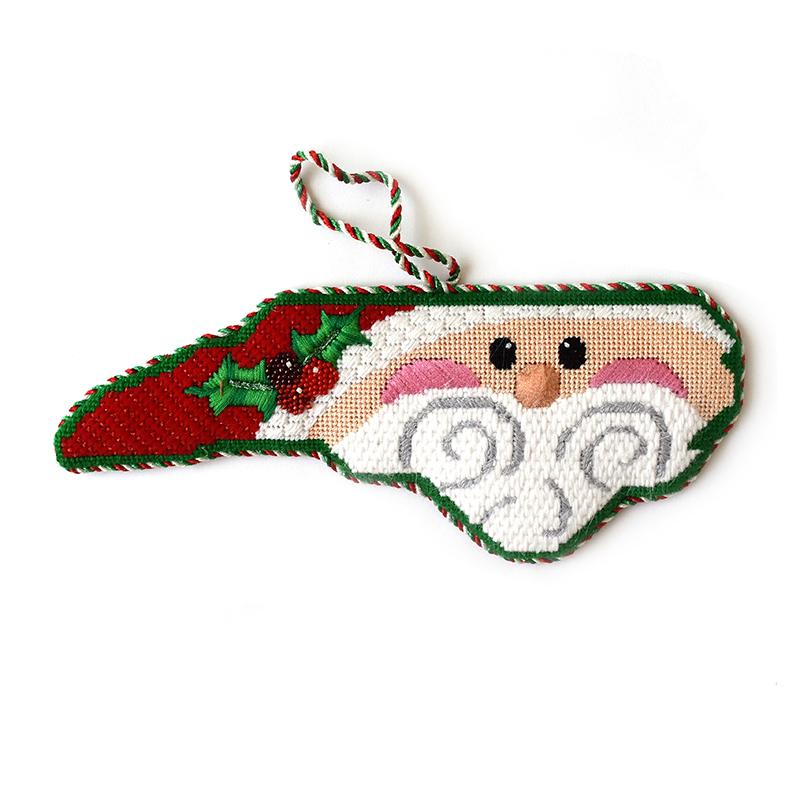 State Shaped Santa - North Carolina
