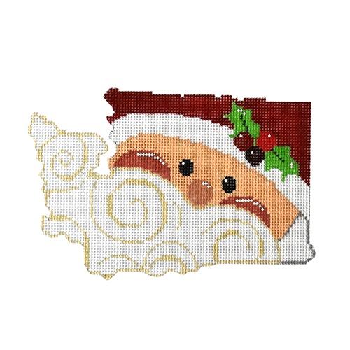 State Shaped Santa - Washington