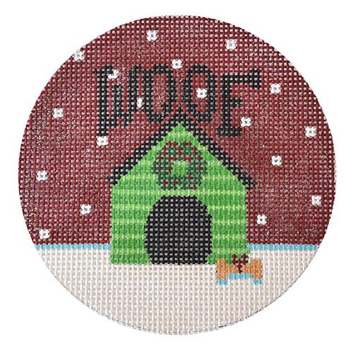 Woof Dog House Round