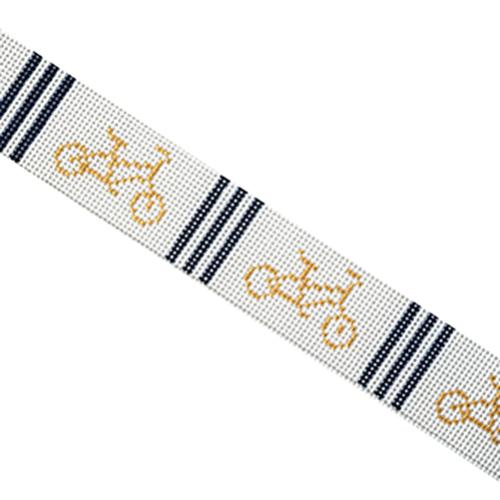 Bicycle Belt with Navy Stripes