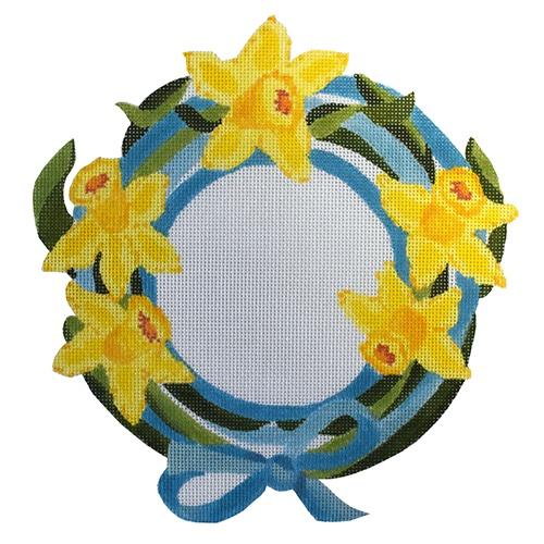 Daffy Daffodil Bouquet Wreath