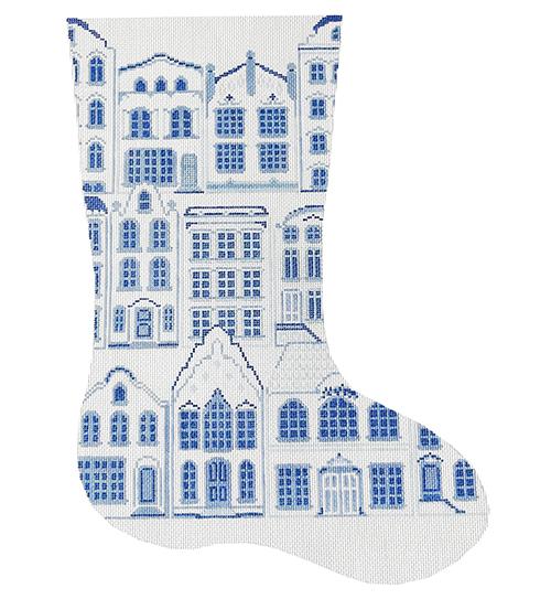 Delft House Stocking