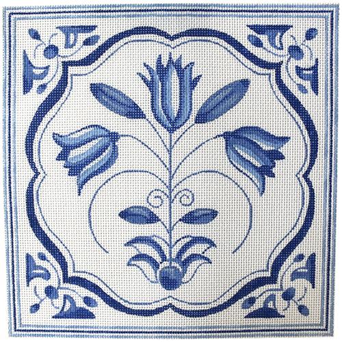 Delft Tile - Tulips