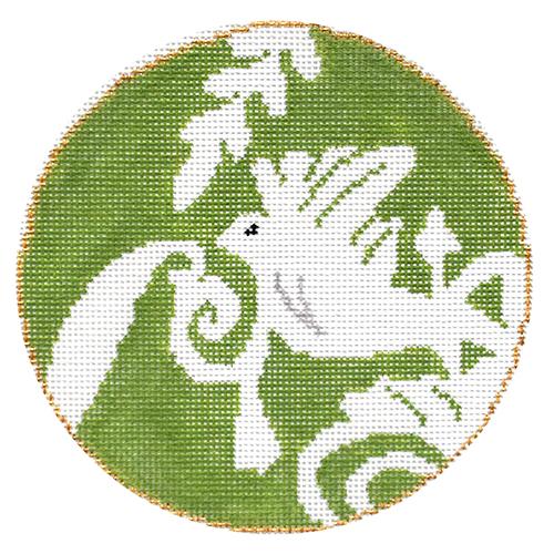 Dove Round in Green