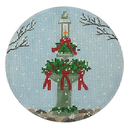 Fountain of Greens Ornament
