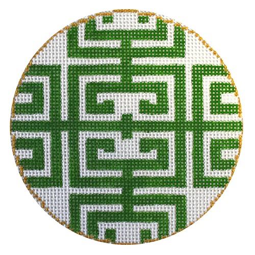 Fret in Green Round