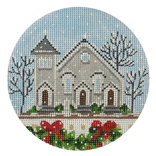 Gray Church Ornament