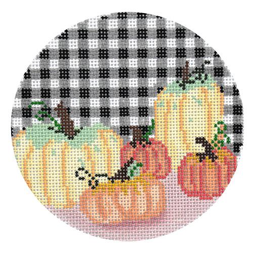 Pumpkins & Gingham Ornament