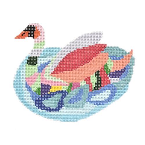 Seven Swans a Swimming - 12 Days of Christmas Folk Art
