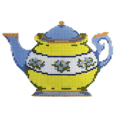 Teapot - Blue & Green