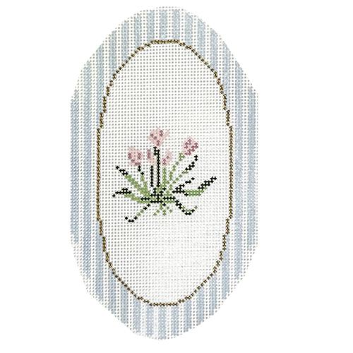 Tulips Oval Ornament