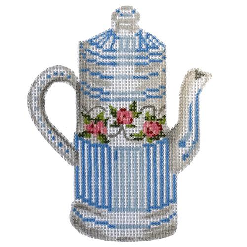 White & Blue Kettle