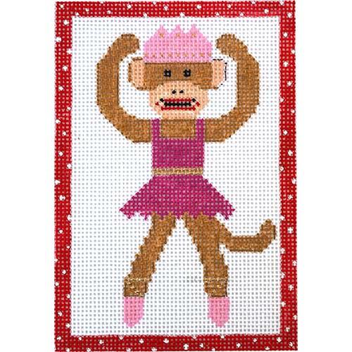 Ballerina Sock Monkey with Stitch Guide