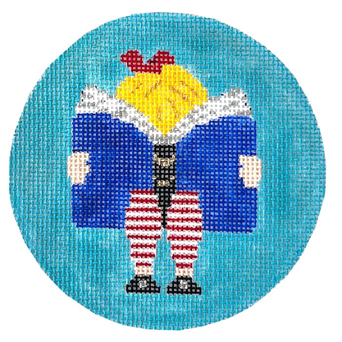 Bookworm Girl with Stitch Guide