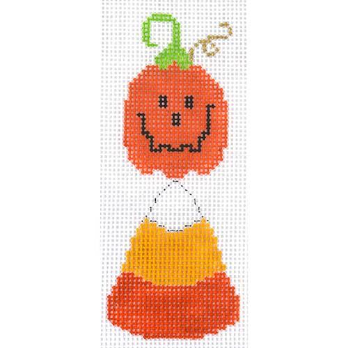 Candy Corn Pumpkin with Stitch Guide