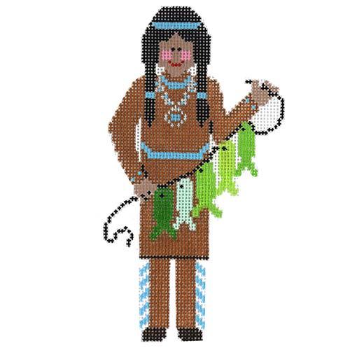 Cherokee Girl with Stitch Guide