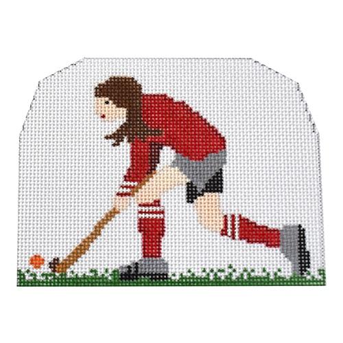 Field Hockey Girl with Stitch Guide