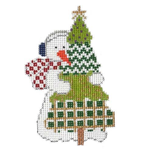 Snowman Tree Hugger