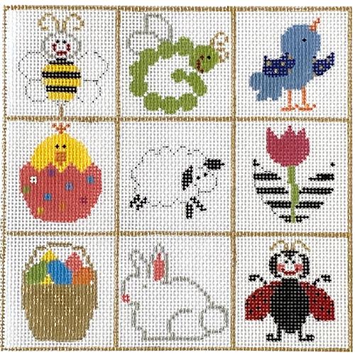 Spring Squares with Stitch Guide