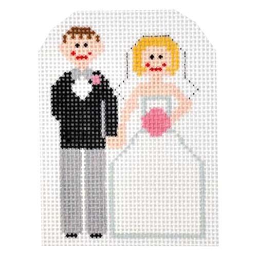 Bride and Groom with Stitch Guide