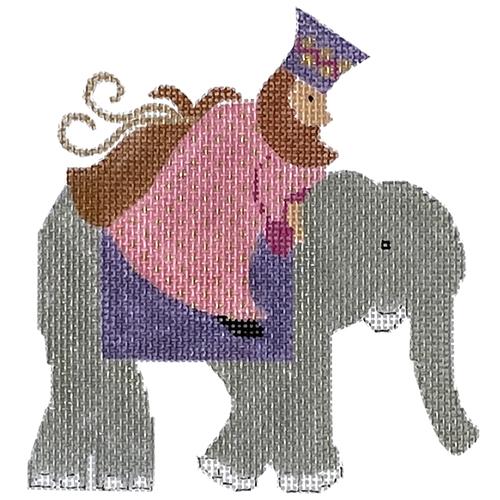 Wiseman on Elephant with Stitch Guide