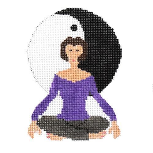 Yoga Girl with Stitch Guide