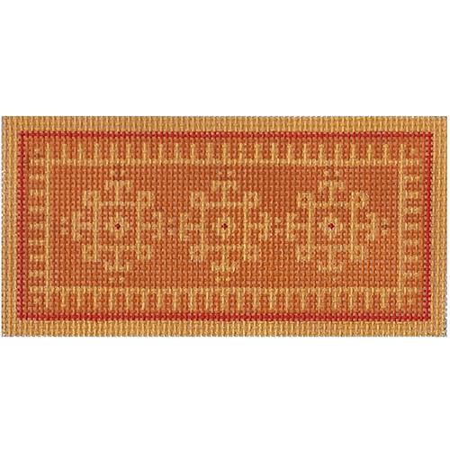 Thorn Alexander Logo Eyeglass Case - Orange