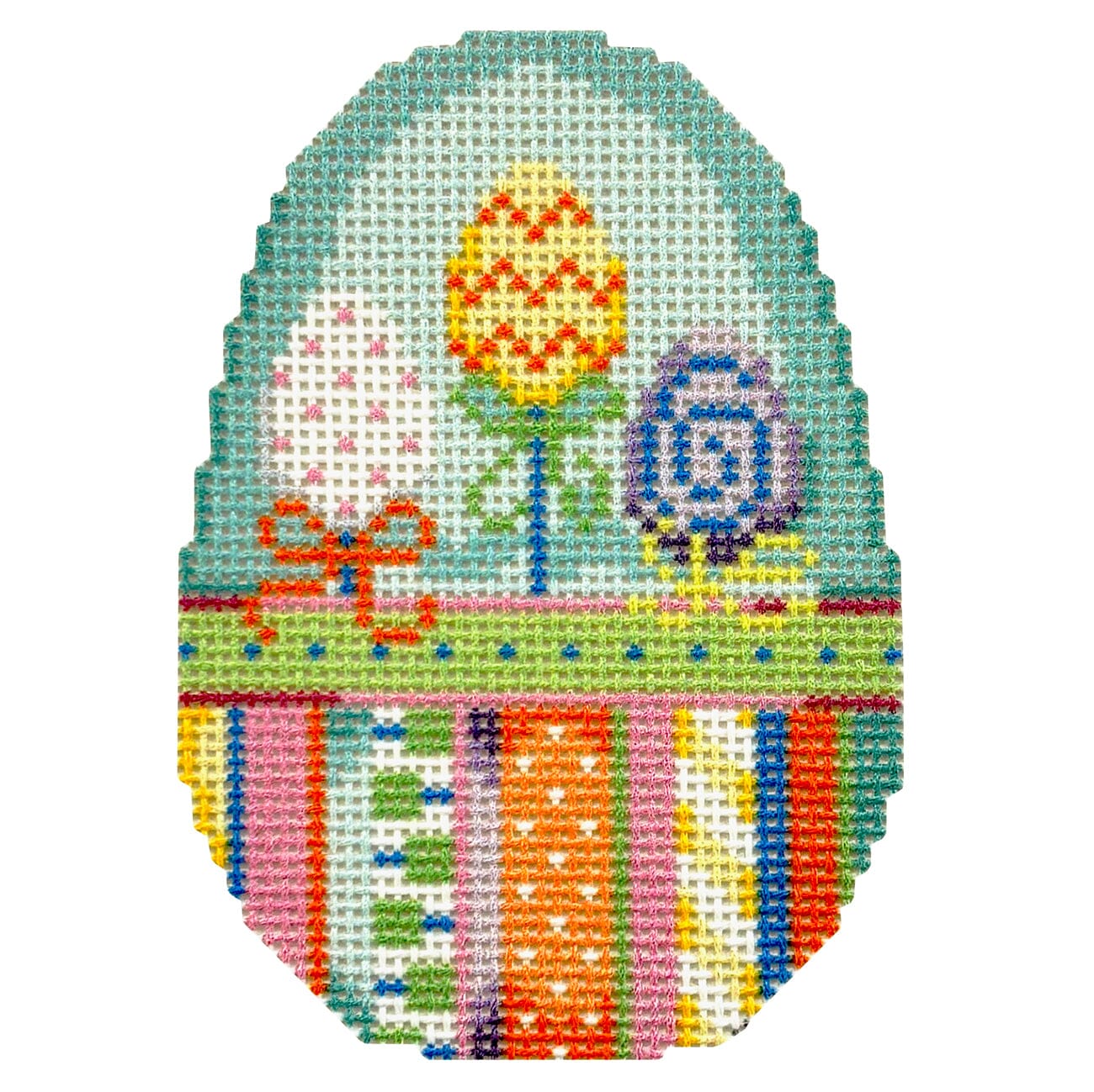Three Eggs/Hoppy Stripes Egg
