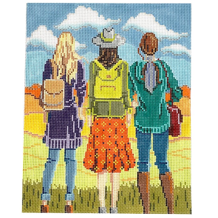 Three Girls in Fall