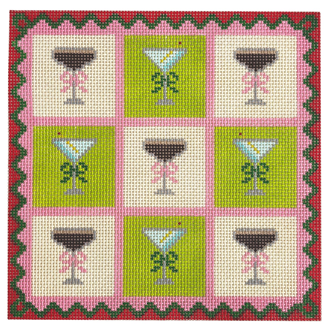 Tic Tac Tini Needlepoint Game Set - Image 2