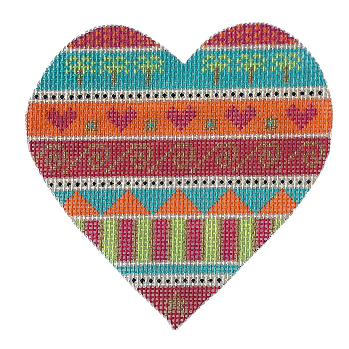 Tickled Pink Series - Palm Tree Heart