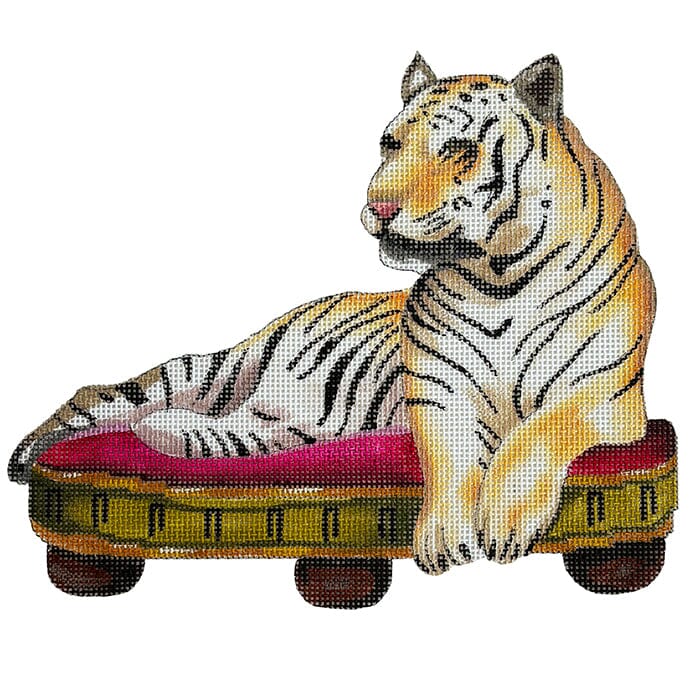 Tiger on Cushion