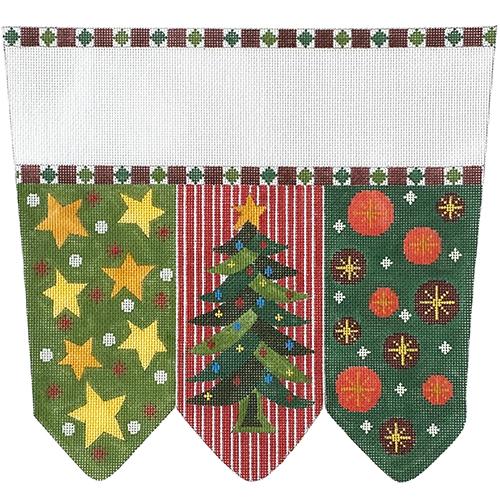 Christmas Tree Stocking Cuff