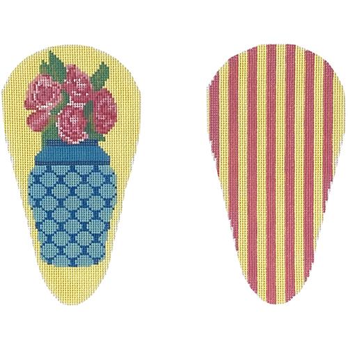 Floral with Blue Vase Scissor Case