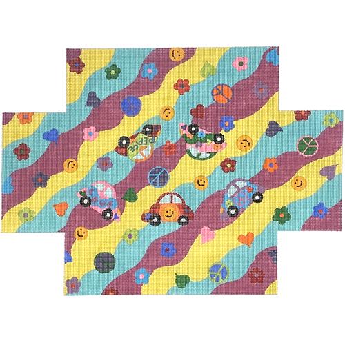 Flower Powered Beetles Brick Cover