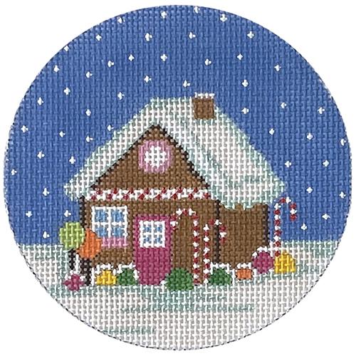 Gingerbread House Round