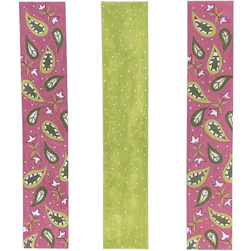 Peppermint Pink Paisley Luggage Straps