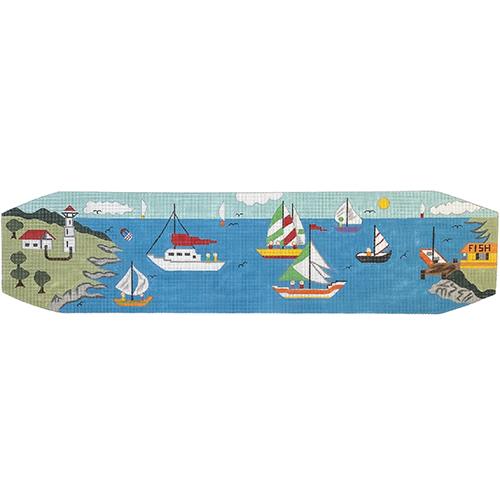 Sailing Scene Cummerbund