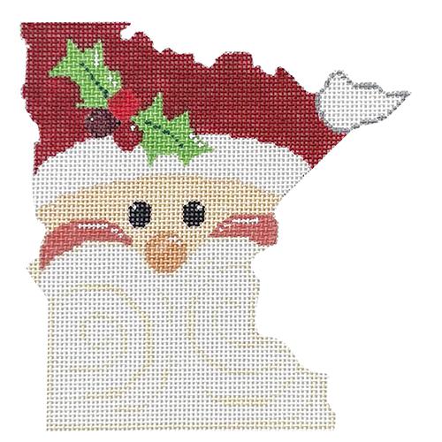 State Shaped Santa - Minnesota